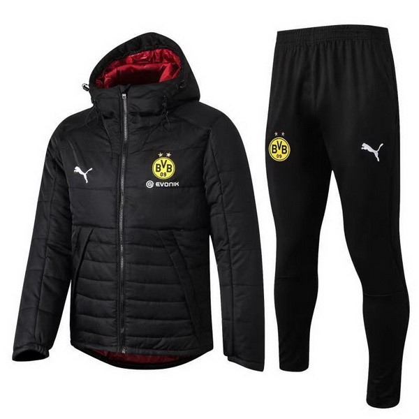 Chaqueta Abajo Borussia Dortmund Conjunto Completo 2019-2020 Negro